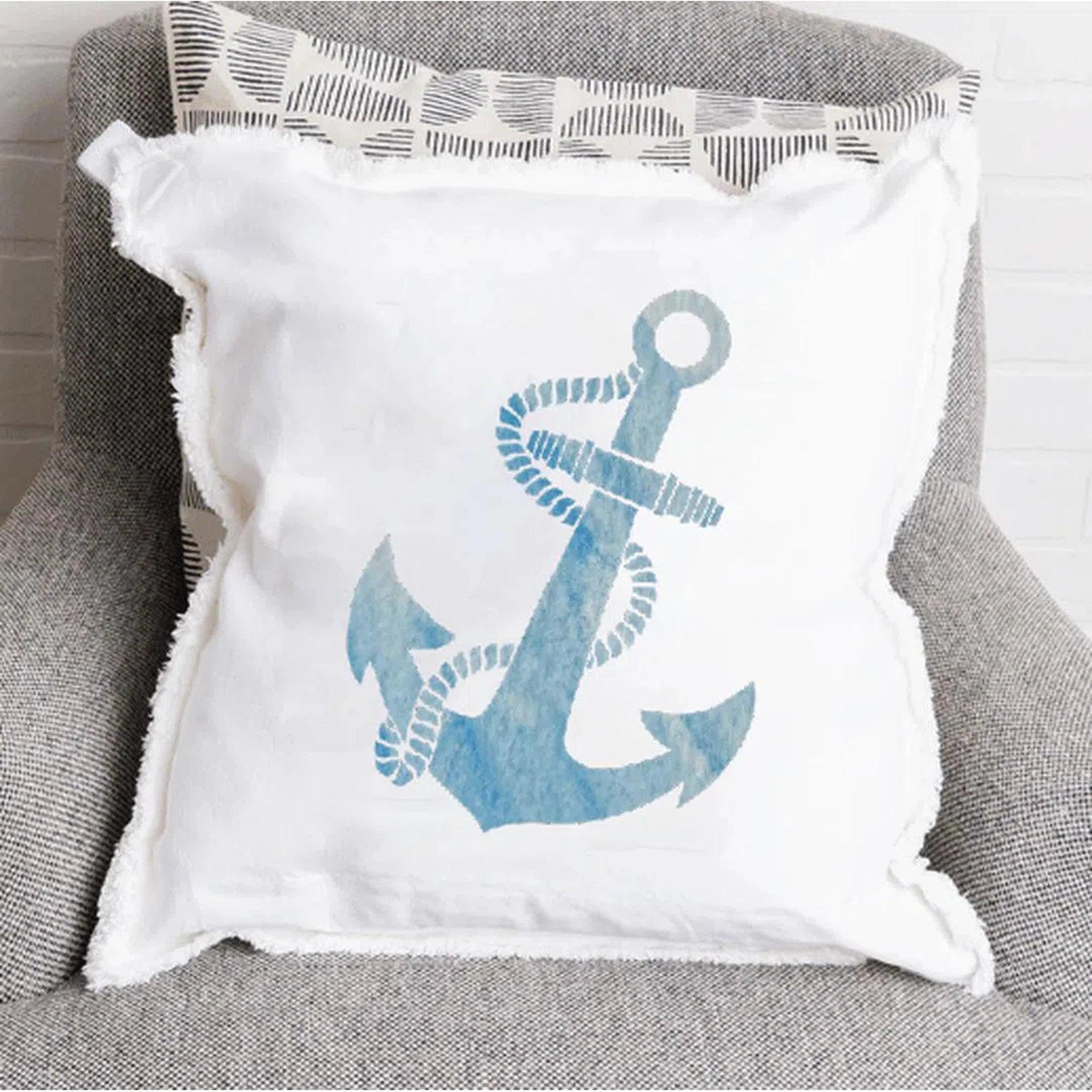 Anchor Square Pillow