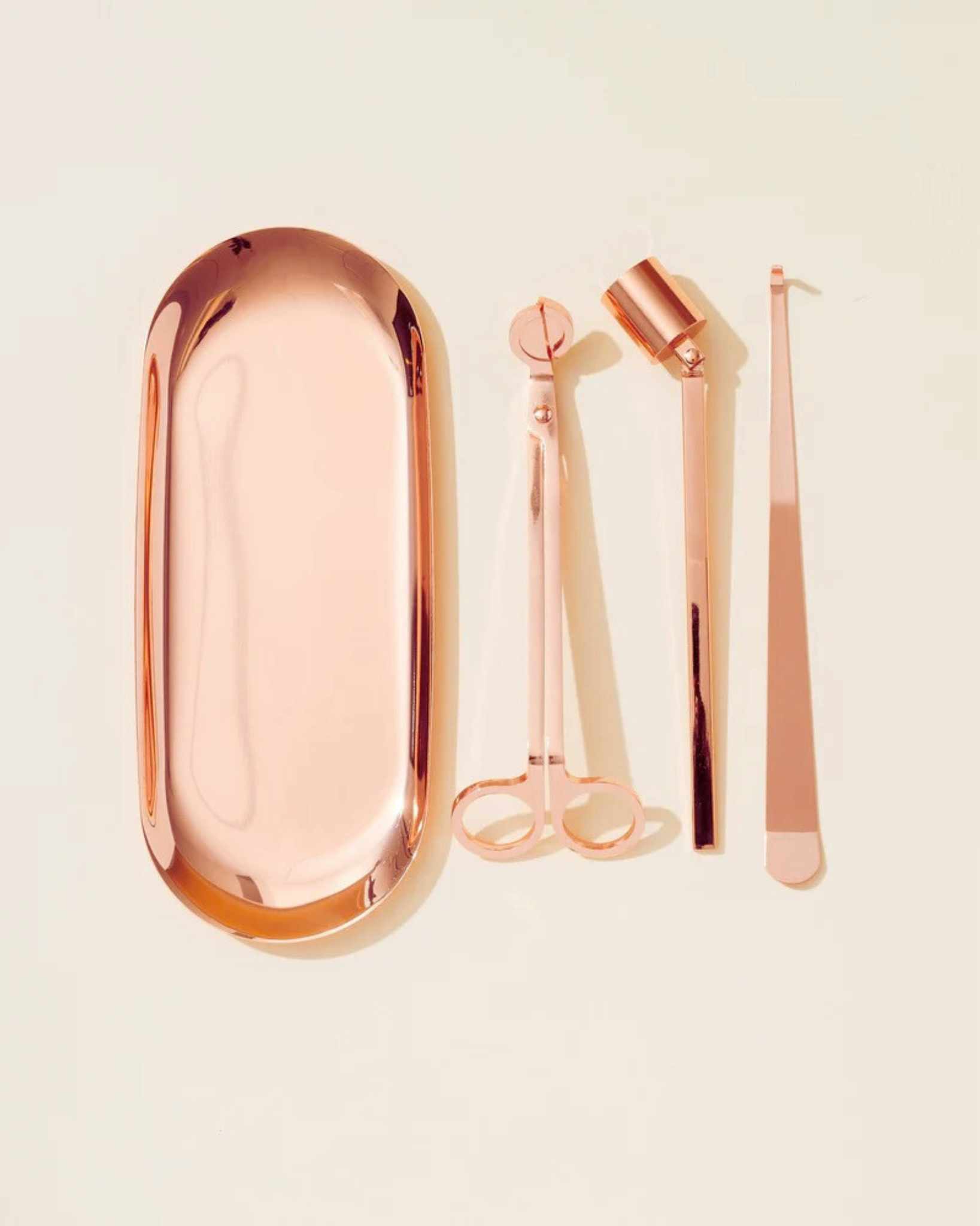 Candle Care Kit in Rose Gold