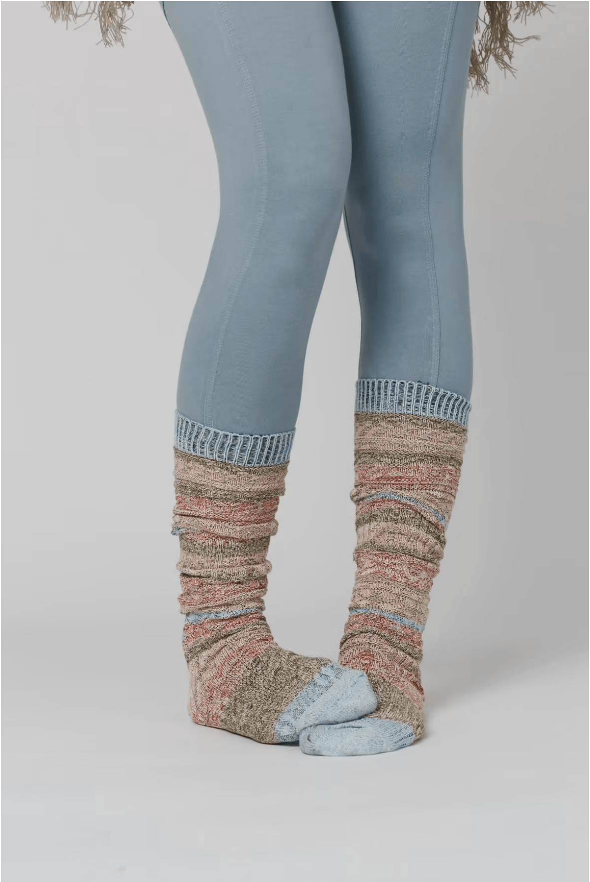 Cecily Stripe Boho Socks