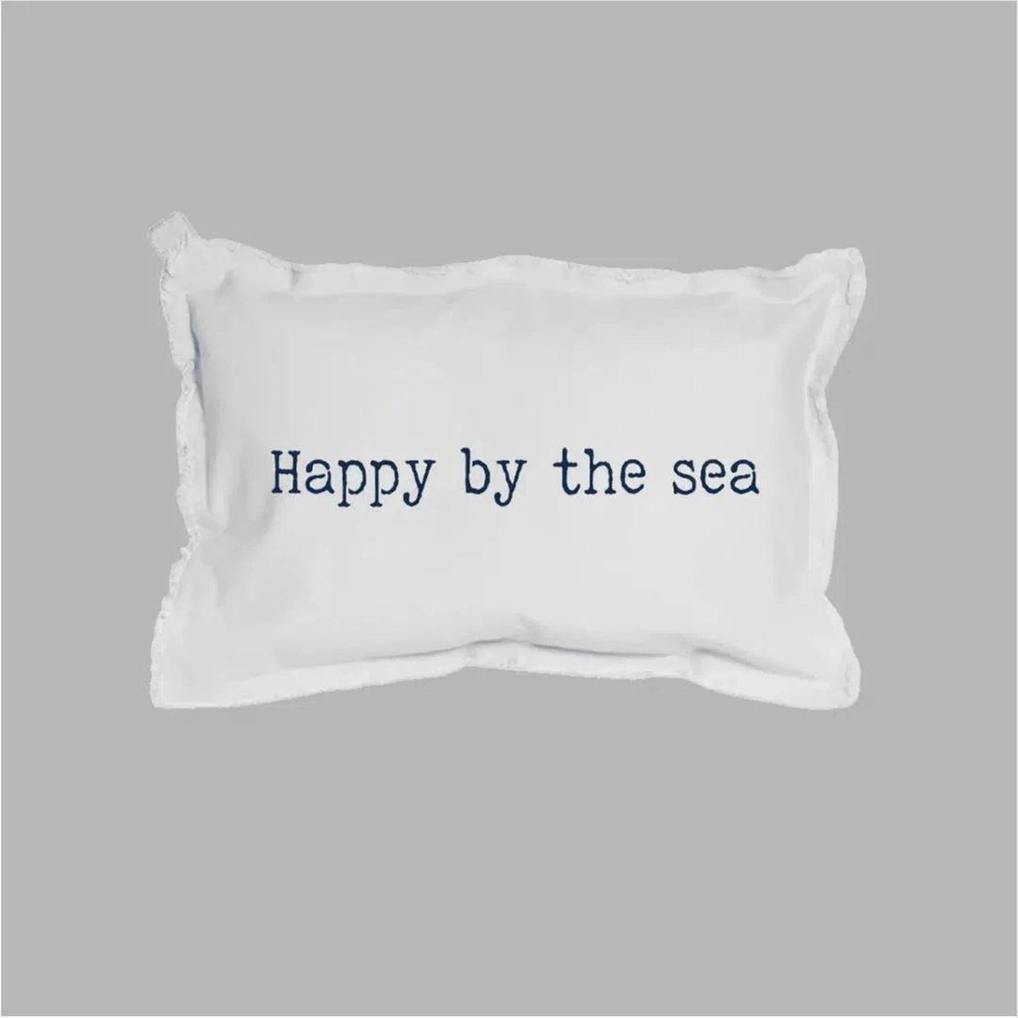 Happy by The Sea Pillow