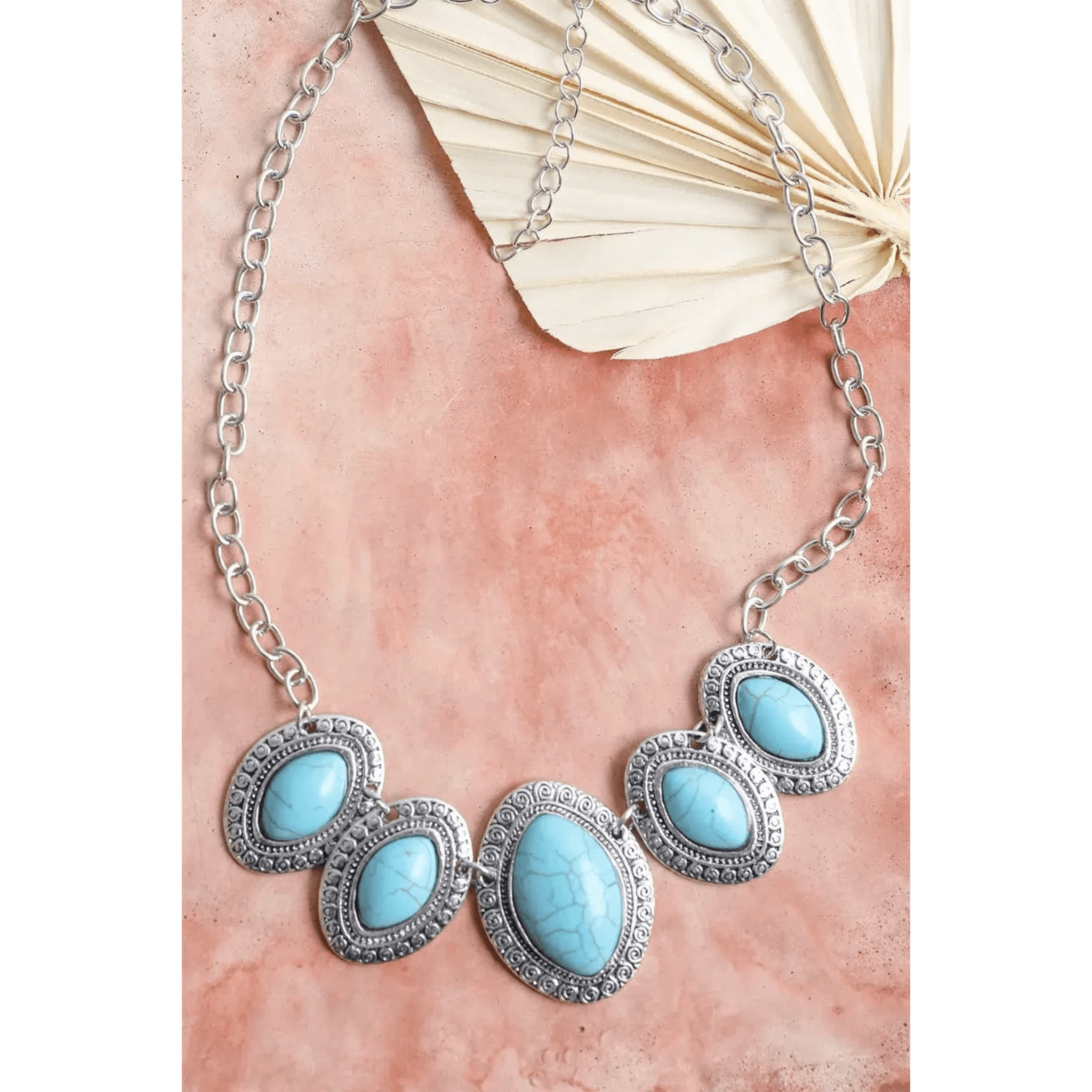 Leaflet Turquoise Necklace