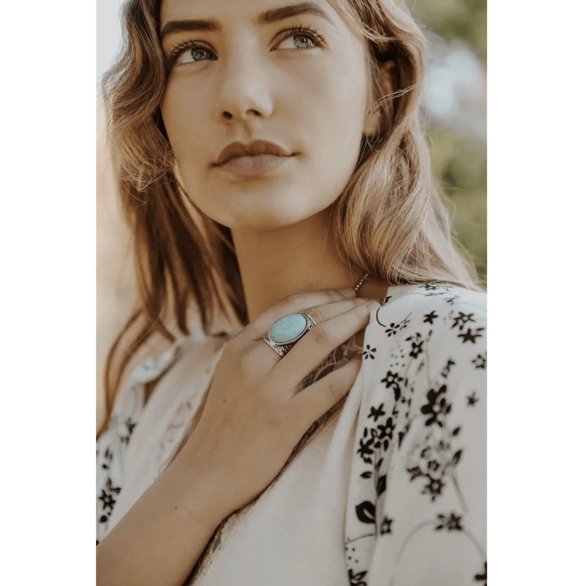 Mohave Statement Turquoise Ring