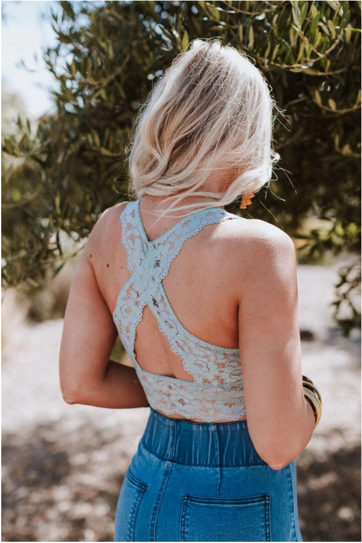 Peyton Lace Cross Back Bralette