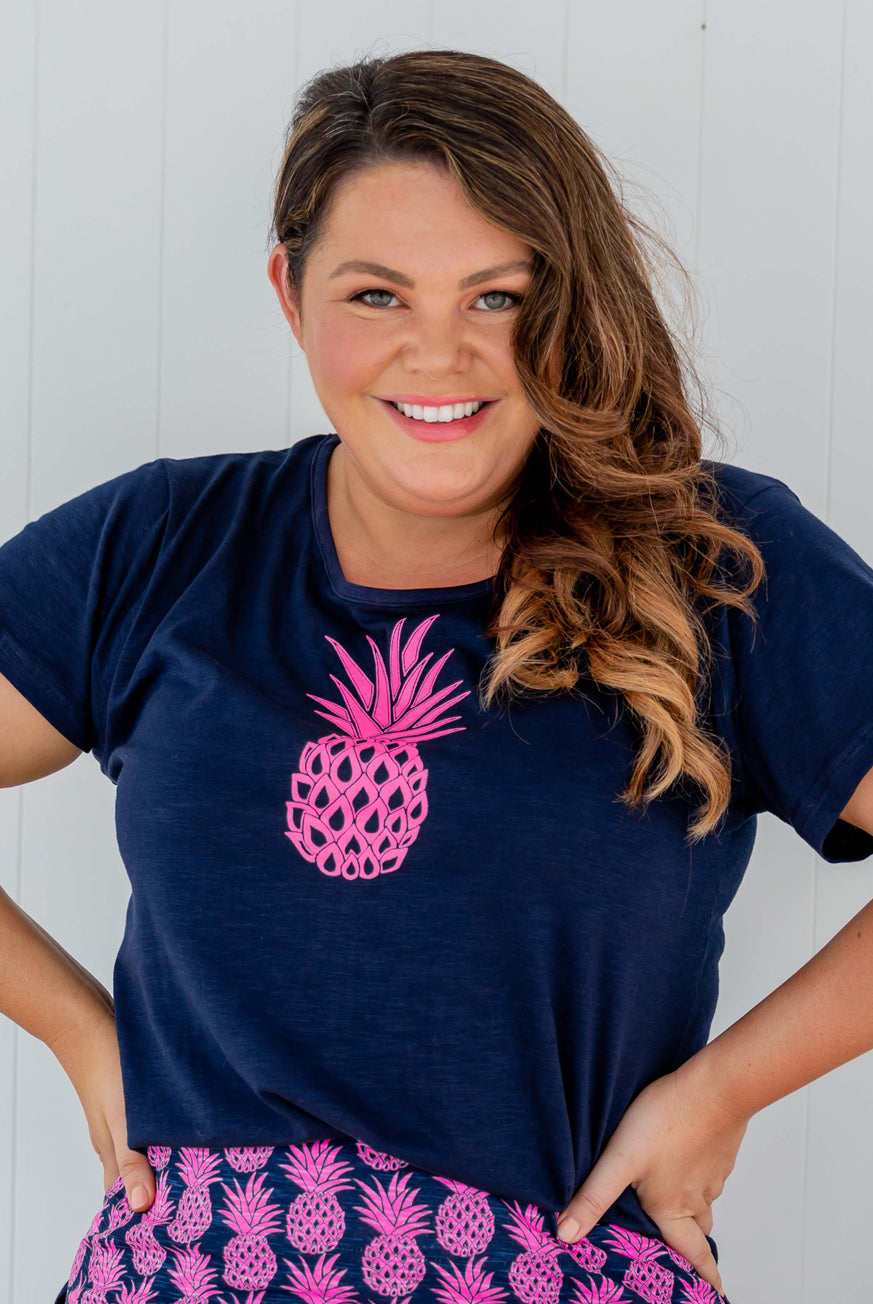 Teardrop Pineapple Cotton Tee