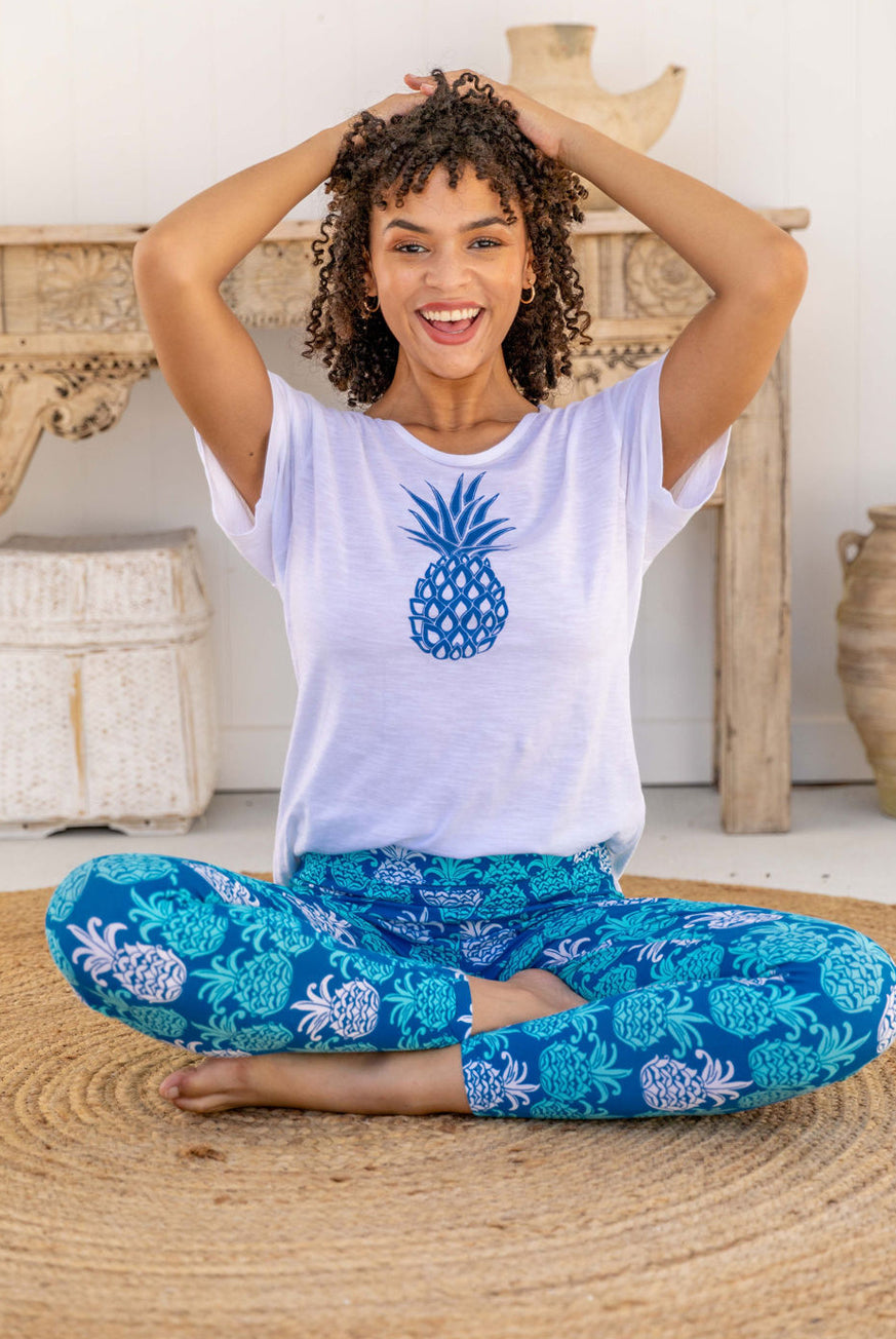 Teardrop Pineapple Cotton Tee