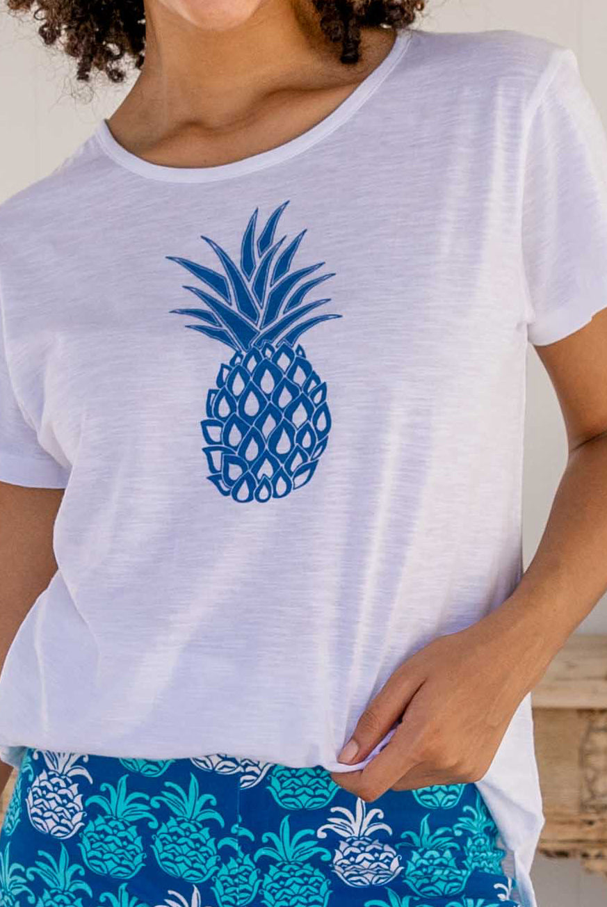 Teardrop Pineapple Cotton Tee