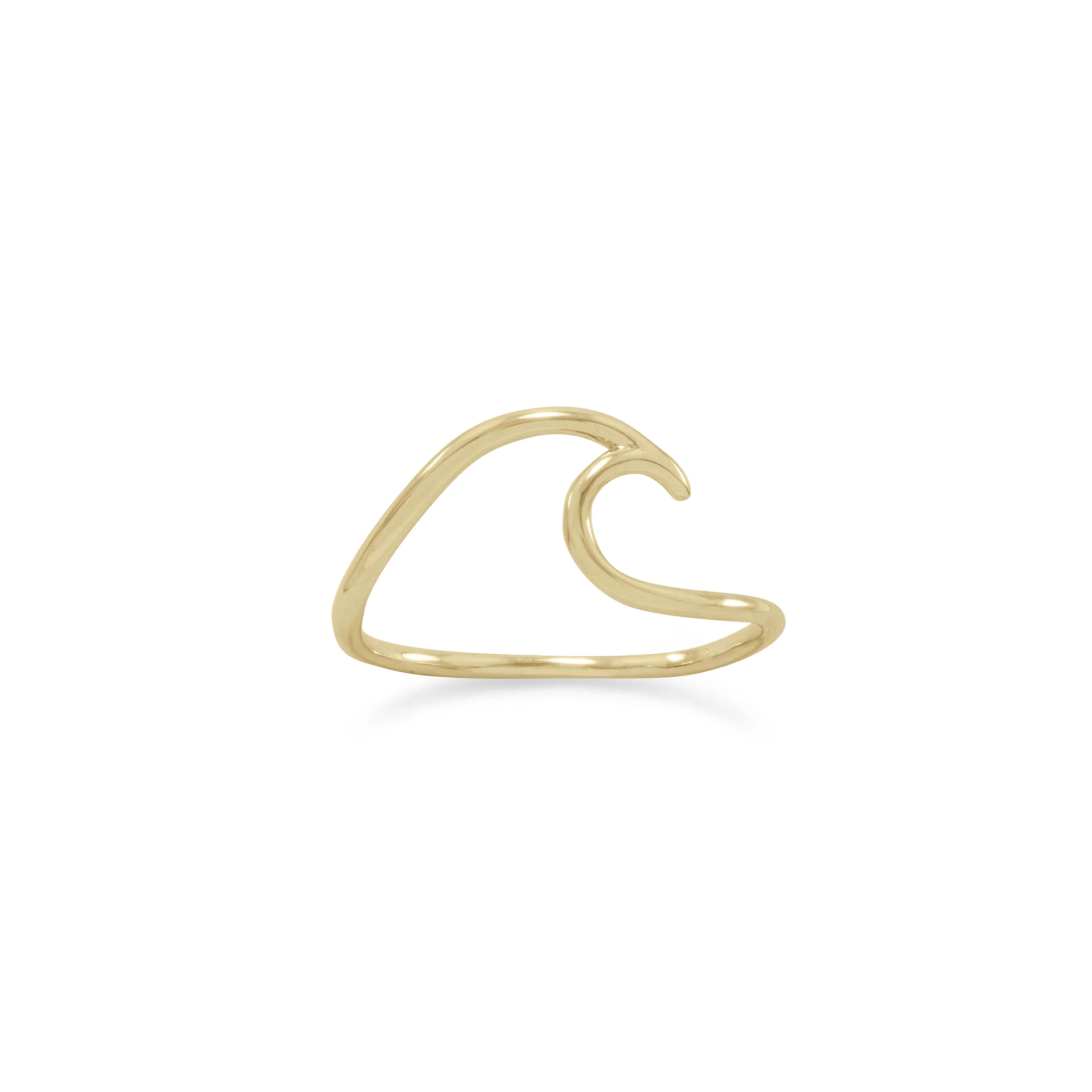 Wave of Fresh Air Ring in Gold or Sterling Silver