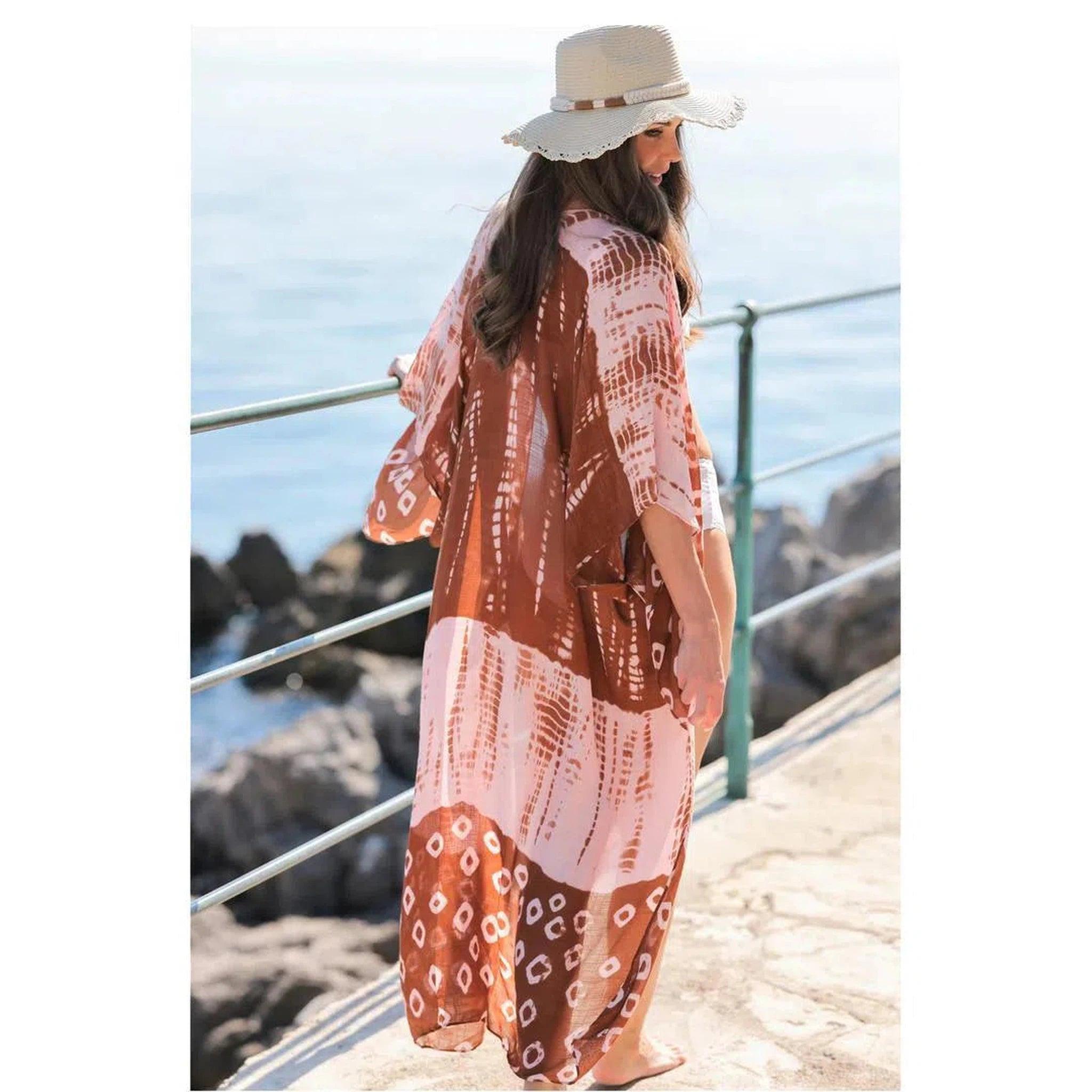 The Yolanda Terracotta Kimono